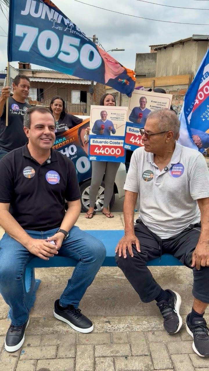 Juninho Los Hermanos com o cantor Eduardo Costa
